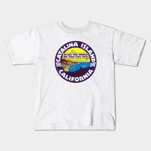 1930s Catalina Island California Kids T-Shirt